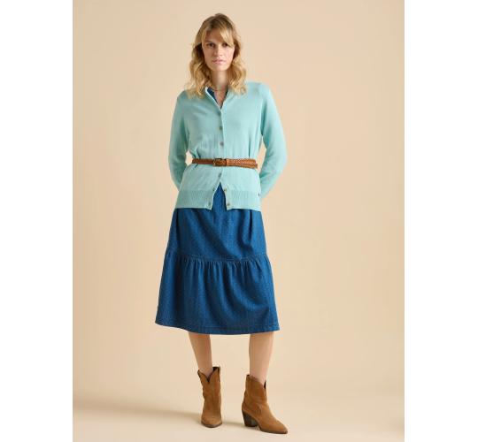 Wholesale Job Lot of 4 Brakeburn Women's Blue Frill Neck Cardigan