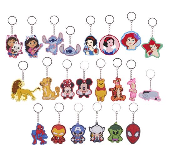 PVC 2D Licensed Disney Keychain Series 2 – 22 Assorted Styles (Wholesale)