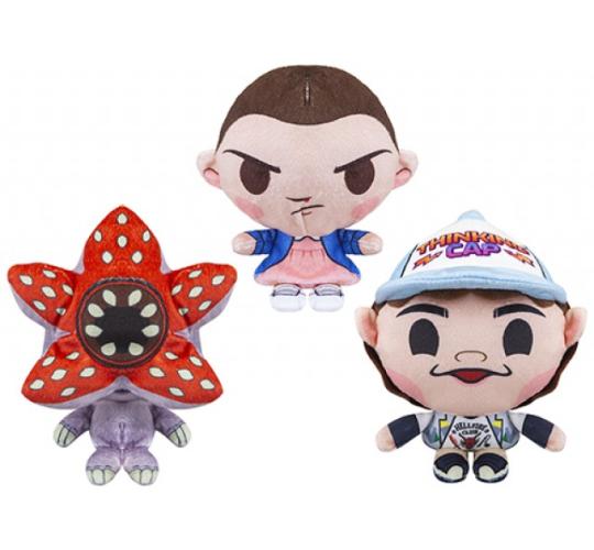 Stranger Things 7" Plush – 3 Assorted Characters (Demogorgon, Eleven, Dustin) – Case of 72
