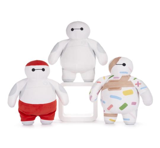 10" (25cm) Baymax Plush – 3 Assorted Designs (RRP £19.99) – Case of 42