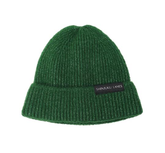 Unisex Ribbed Beanies - Flecked Green