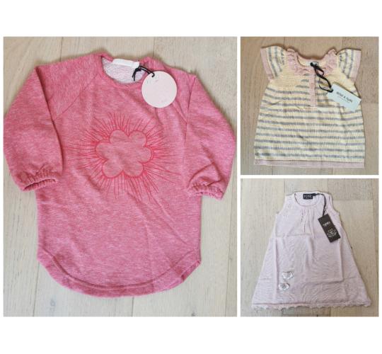 One Off Joblot Of 9 Mixed Baby Girls Jumper Dresses Memini Mini A Ture Aya Naya Sizes 3-18m