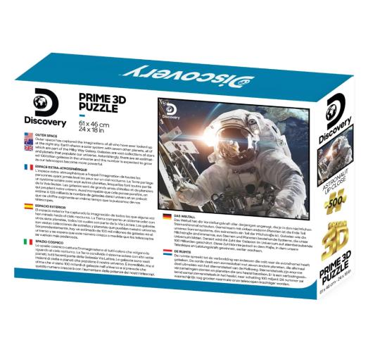Discovery Prime 3d 500 pieces Space puzzle 