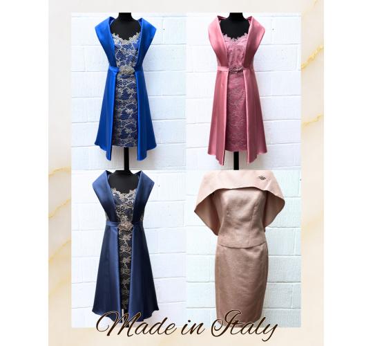 High Quality Occasion Wear Dress | Made in Italy | Big Sizes Available from 8-26