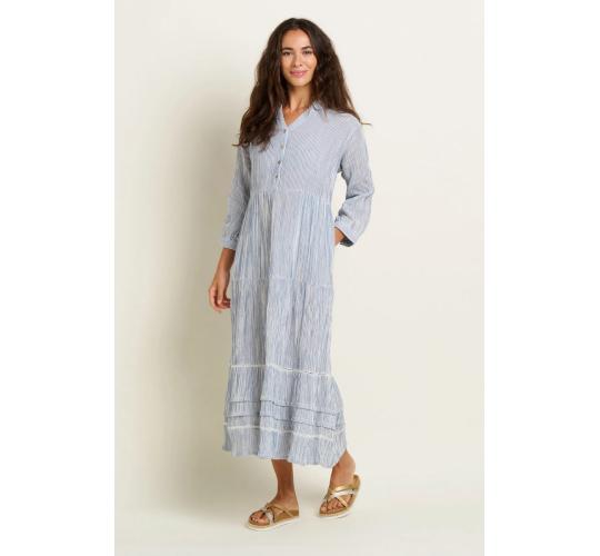 One Off Job Lot of 8 Brakeburn Women's Stripe Erica Maxi Dress