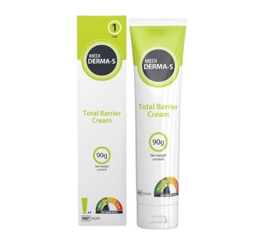 One Off Jot Lot of 4 Medi Derma-S Total Barrier Cream, 90g