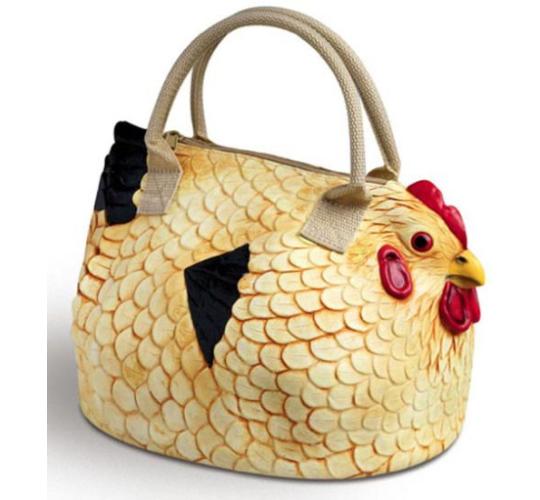 Chicken Handbag - Novelty Gift, Unusual Item