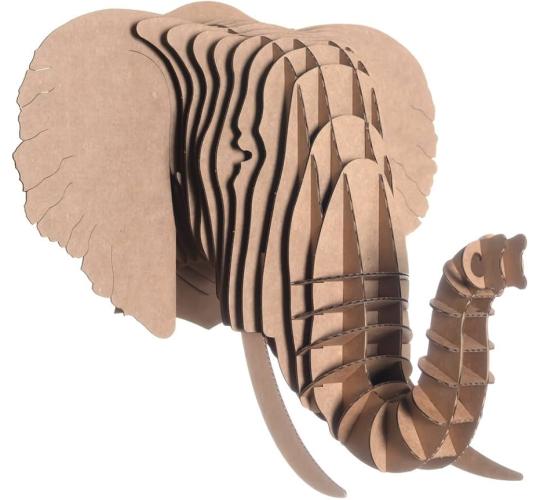 DIY Cardboard Safari Animals - 3D Wall Art