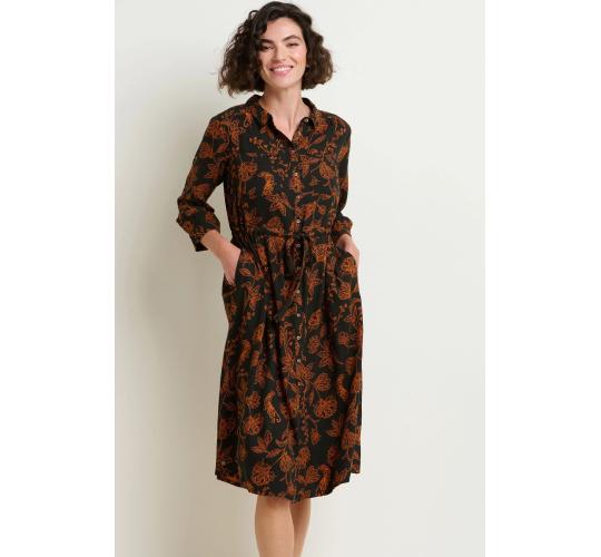 One Off Job Lot of 5 Brakeburn Women's Henna Trail Midi Paisley Dress