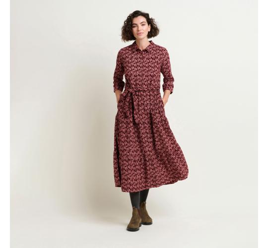 One Off Joblot of 4 Ladies Brakeburn Burgundy Thistle Cord Maxi Dress