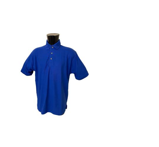 Henbury Mens Short Sleeve Polo Shirts - Royal Blue sizes L to 3XL