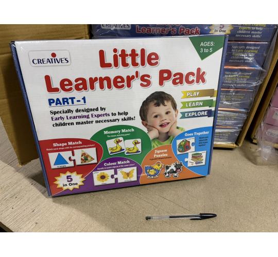 Creative Educational Little Learners Packs - 90 pieces total (30 each of 3 sets)