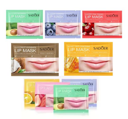 100pcs-SADOER Nourishing Plumping Smooth Hydration Lip Masks-Mixed|GCMK005-Lip Mask-100pcs|UK SELLER