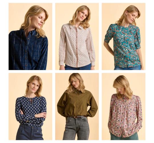 Wholesale Job Lot of 25 Ladies Brakeburn Mixed Blouses - Great Variety!