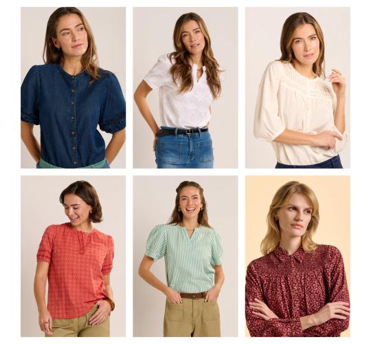 Wholesale Job Lot of 50 Ladies Brakeburn Mixed Blouses - Great Variety!