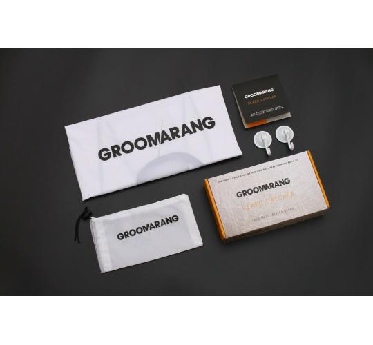 50 Groomarang Beard Hair Catcher Apron Cloak Cover Cape Cleaning Shaving Aid Best 