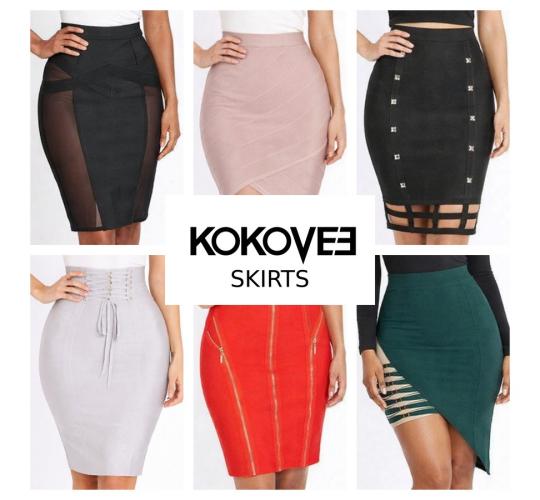 Wholesale Job Lot of 10 Women’s Mixed Kokovee Fashion Skirts