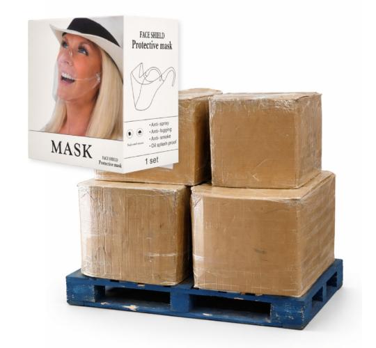 Pallet of 1,000 Mixed Kokovee Protective Face Shield Masks