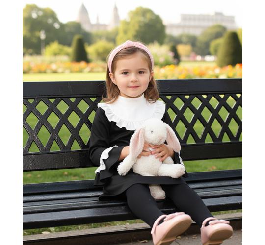 Girls Black  A-Line Princess Dress Age 3-5 Years Toddler