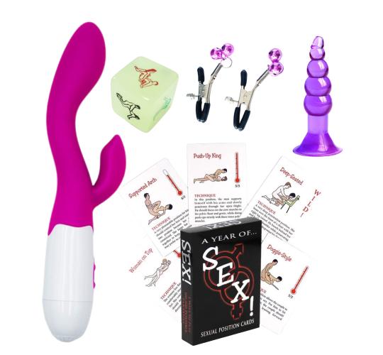 10 Sets- 5-Piece Adult Couple Foreplay & Sex Toys Kit Set|GCAPSET057-10 Sets|UK SELLER