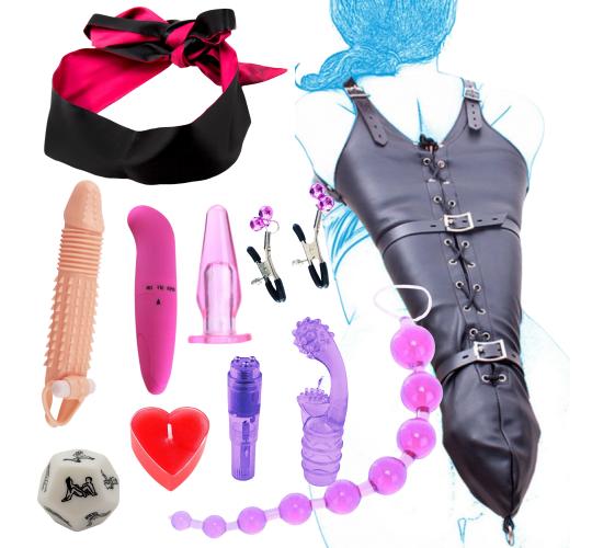 10 Sets- 10pcs Ultimate BDSM Bondage & Pleasure Adult Sex Toys Set|GCAPSET053-10 Sets|UK SELLER