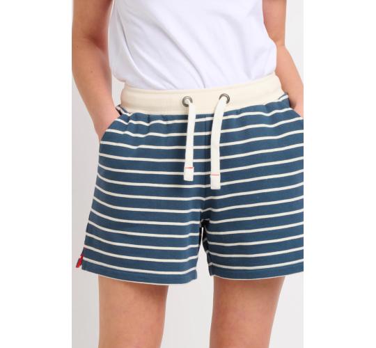 Wholesale Job Lot of 8 Women's Stripe Jogger Shorts (No Drawstring)