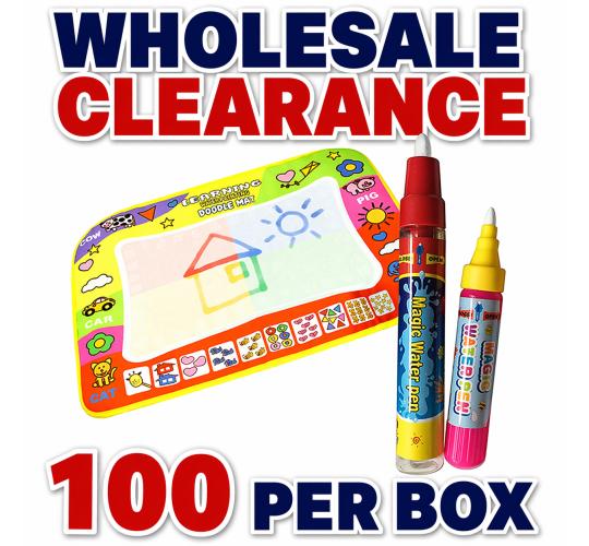 Kids Magic Water Drawing Mats Joblot 100 Per Box Wholesale Clearance Bulk Profit