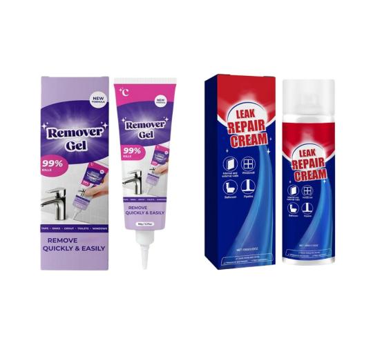 One Off Job Lot of 16 Mixed Mold Remover Gel & Leak Repair Cream