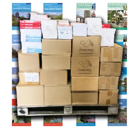 One Off Pallet of 1,510 Mixed Travel Publishing Books - Pubs, Hidden Areas, Etc.
