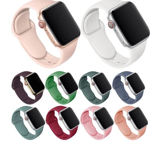 400x Apple Watch Silicone Strap Bands Mixed Sizes Colours Bulk Wholesale Lot