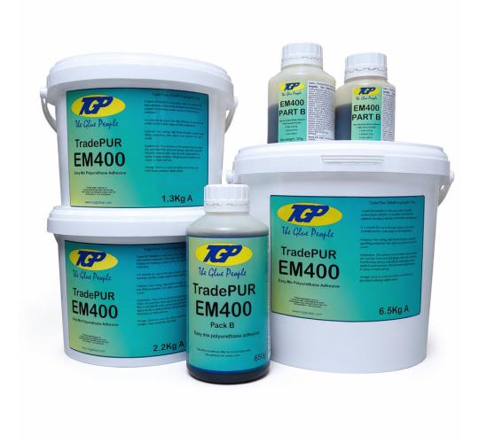One Off Joblot of 8 TradePUR EM400 Polyurethane Adhesive