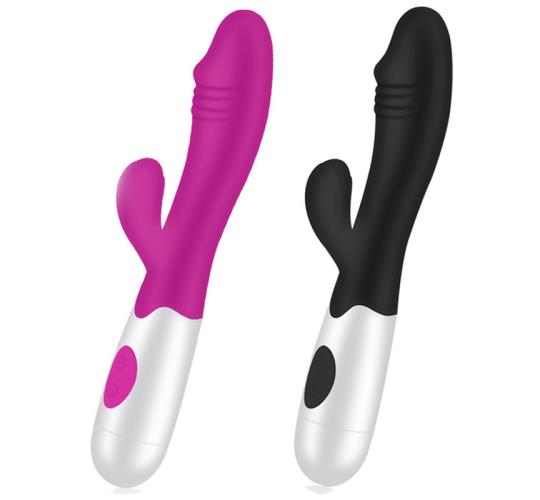 10pcs-30 Modes Wave Rabbit Vibrator-Mixed Colour|GCAP051-Black/Purple-10pcs|UK SELLER