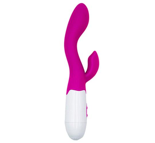 10pcs-30 Modes Silicone Curve Rabbit Vibrator|GCAP052-Pink-10pcs|UK SELLER