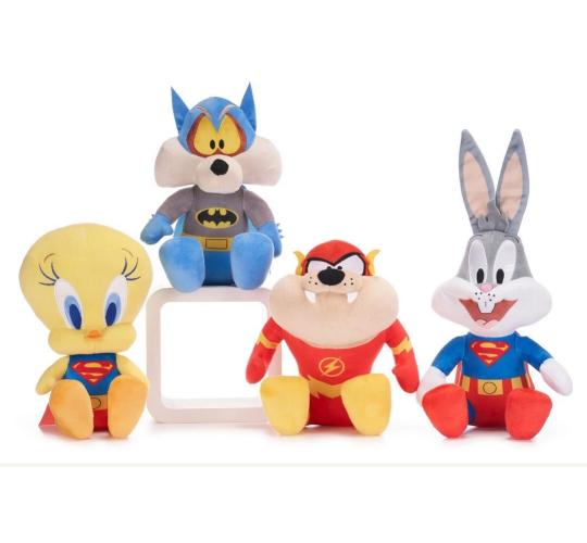 96 x NEW Looney Tunes 12” Plush Soft Toy Superhero 100th Anniversary Edition Job Lot Wholesale Clearance