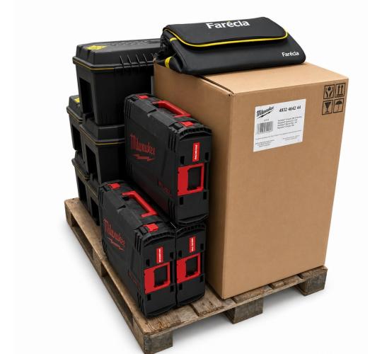 Pallet of 11 Mixed Tool Storage Cases & Bags - Stanley & Milwaukee