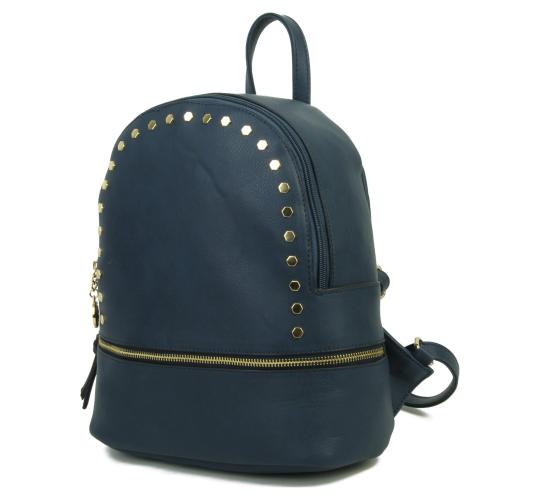 25 PCS MIX COLOR-Medium Size PU Backpack with studs