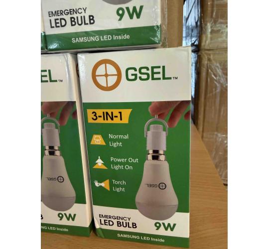 1,200 PCS GSEL 3-in-1 Rechargeable Emergency LED Bulbs – UKCA – Wholesale Clearance Stock