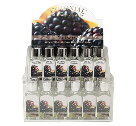24 Colonial Mulberry Scented Refresher Oils Joblot