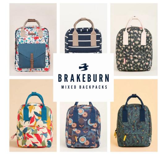 Wholesale Job Lot of 10 Women's Brakeburn Mixed Backpacks