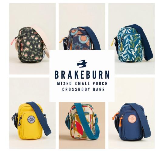 Wholesale Job Lot of 10 Women's Brakeburn Mixed Pouch Crossbody Bags