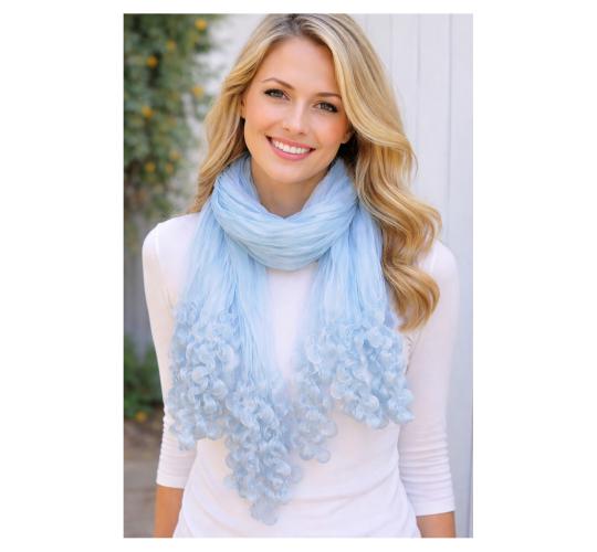100 pcs Mix Colours Ladies Girls  Fashion Bubble scarf 