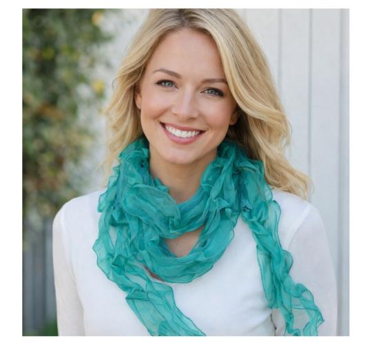 100 pcs  Mix Colours Ladies Fashion Lace neck scarf 