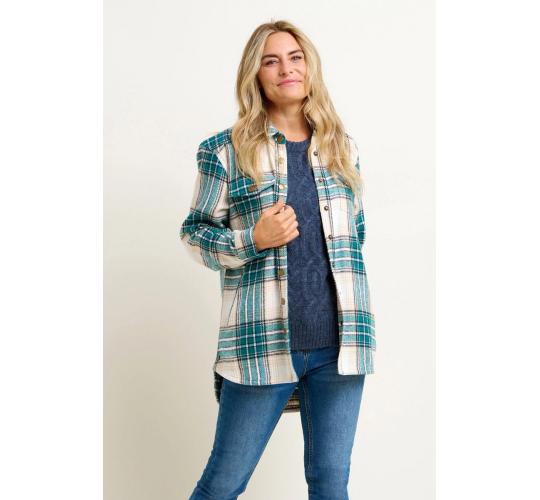 One Off Job Lot of 4 Brakeburn Women's Shamrock Flannel Shacket