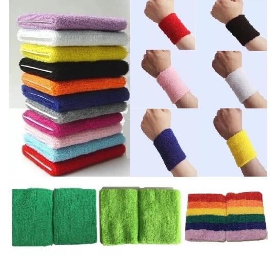 1000 pairs Sports Wrist Sweatbands Tennis Squash Badminton GYM Wristband Sport