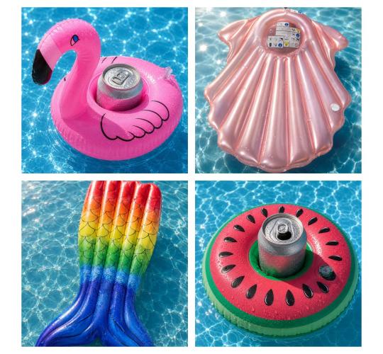 One Off Job Lot of 83 Mixed Summer Inflatables - Mattresses & Beverage Holders!