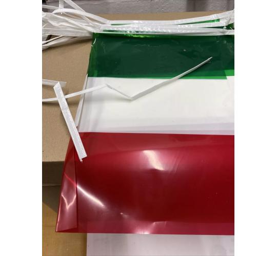 Liquidation Stock x700 ITALY Buntings Flags PVC 33ft x 20 Flags Each 