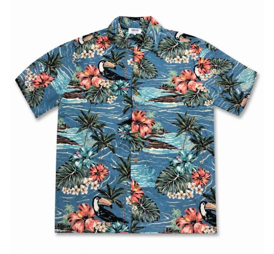 One Off Joblot of 22 De-Branded Hawaiian Shirts (Sizes XS-L)