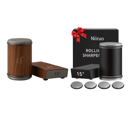 One Off Joblot of 4 Mixed Diamond Rolling Knife Sharpener Sets