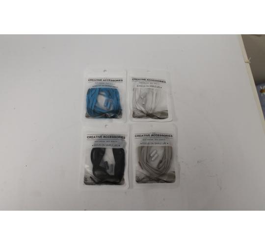 Packs of  4 Colours No Tie Shoe Laces