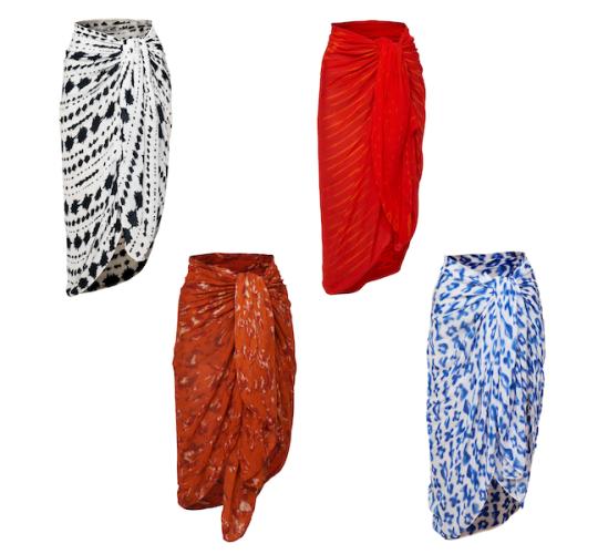 40 Designer Bamboo Sarongs | Mixed Colours & Prints 